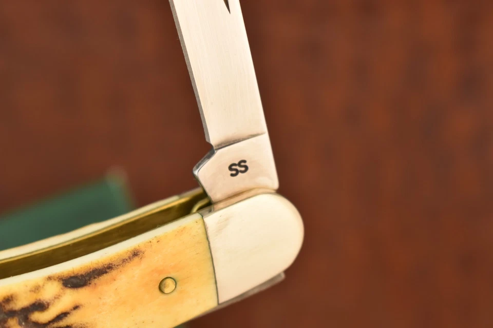 CUCHILLO CASE XX USA 3 PUNTOS 2017 HERMOSO CIERVO TOSTADO 5318 SS 29322 Foto 4 de 4