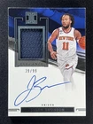 2022-23 Panini Impeccable Jalen Brunson #EVJ-JBR Elegance Jersey Patch Auto /99