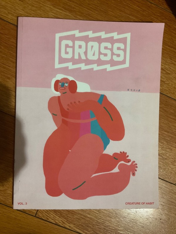 GROSS Magazine Vol 3 Creature Of Habit 2018 Limited Print Rare