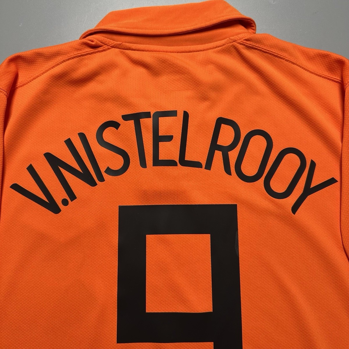NETHERLANDS NIKE 2006 WORLD CUP SOCCER JERSEY #9 VAN NISTELROOY