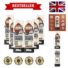 6-Pack Coconut & Shea Butter Shower Gel, Paraben-Free  Delight, 250ml Each 5.46 per litre