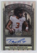 2024 Leaf Trinity Steel Silver Prismatic 5/15 Taulia Tagovailoa #S-TT1 Auto 13c1