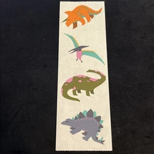 Vintage Mrs. Grossman’s Sticker Strip - DINOSAURS