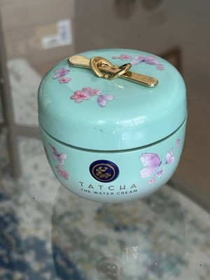 EMPTY Tatcha The Water Cream Container with Spoon Supersize 75 ml/2.5oz