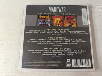 Manowar Triple Album Collection Box Set (2012 Atlantic EU) - 3 X