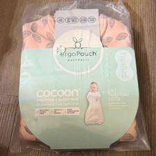 New ergopouch 2 in 1 cocoon transition swaddle sleep bag 3-12 months 1.0 TOG