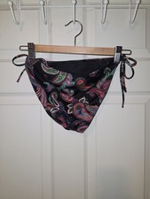 Victoria Secret Size Lg Bikini Bottom Swimwear Bathing Suit Paisley