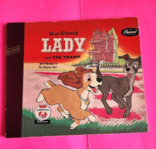 Walt Disney  Lady and the Tramp 78 Record & Picture Album