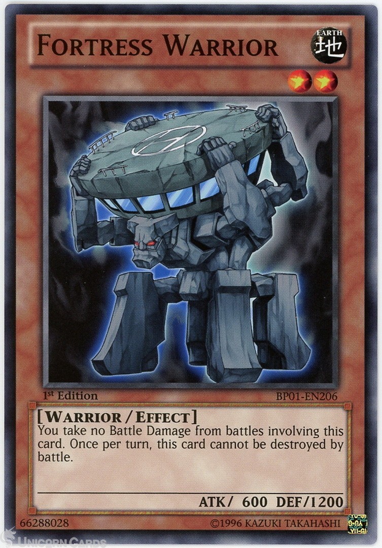 BP01-EN206 Fortress Warrior : Common 1st Edition Mint YuGiOh Card
