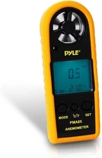 Pyle Digital Anemometer Handheld Thermometer - Portable Meter, Wind... 