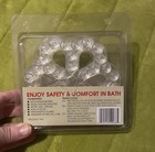 Better Bath 100% Vinyl Bath Tub Appliqué 6 Pieces Non Slip Shower Grip Adhesive — photo 3