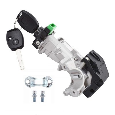 Ignition Switch Cylinder Lock with 2 Chip Keys Replacement for Honda Civic 20...