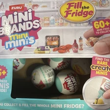 Zuru Mini Brands FILL THE FRIDGE factory sealed balls SUPER RARE