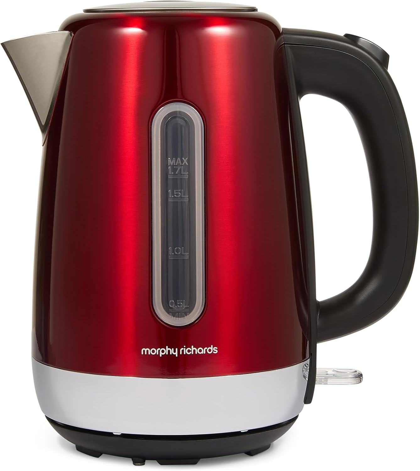 Morphy Richards Equip Jug Kettle, 1.7L, 3Kw Rapid boil, Removeable Limescale Fi