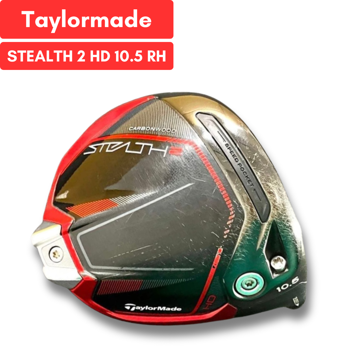 TaylorMade STEALTH 2 HD Driver 10.5* Degree Head Only Right Hand 