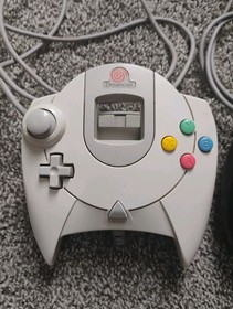 UNTESTED Sega Dreamcast Lot Of 2 Controllers HKT-7700 Official White Gamepad