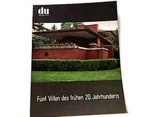 Du. Europäische Kunstzeitschrift. Nr. 415. September 1975. Fünf Villen des frühe