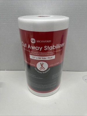 Richword Selected Cut Away Embroidery Stabilizer for Knits, 2.5 oz Medium Wei...
