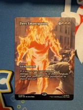 Fiery Emancipation (Borderless) 70 Marvel Universe Eternal-Legal NM
