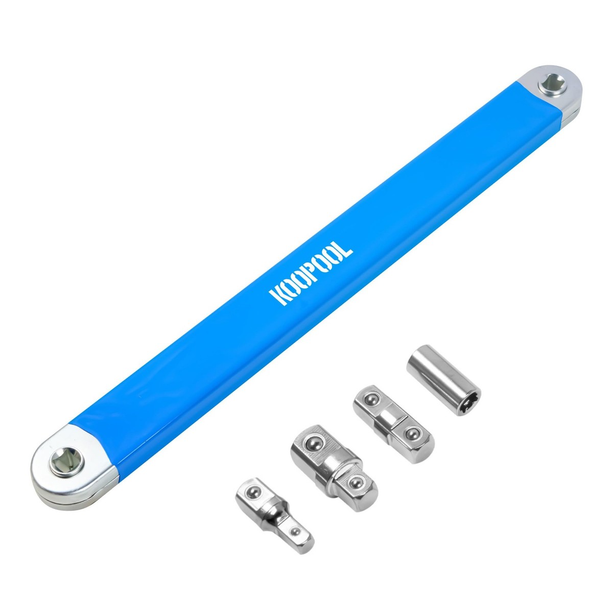 KOOPOOL Impact Ready Offset Extension Wrench, Tight Reach 15.4