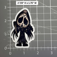 NEW Ghostface Scream Horror Vinyl Sticker 44
