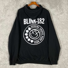 Blink-182 Genuine Crappy Punk Rock Zip Up Hoodie Black 3XL Tultex 2016 Band Tour