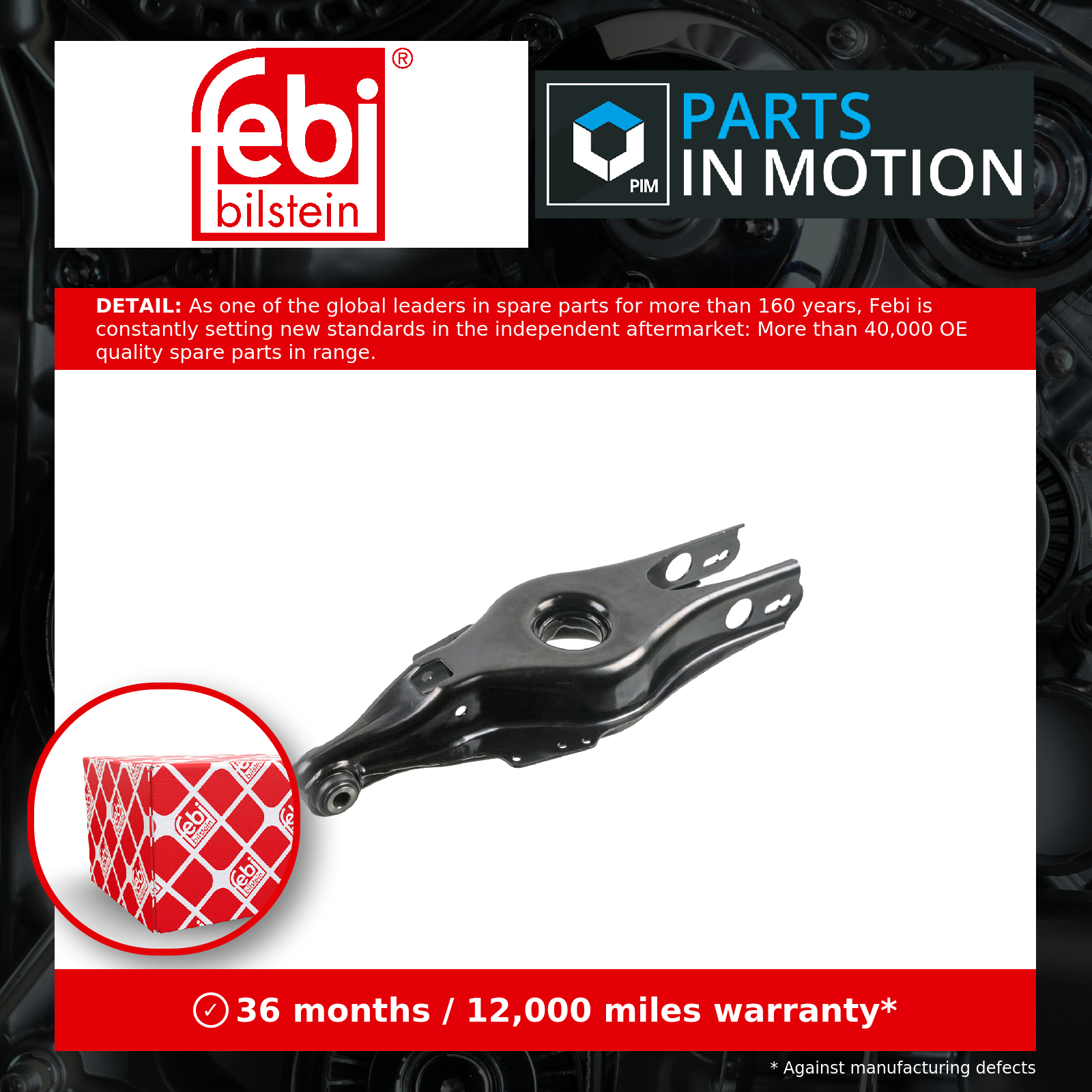 Wishbone / Suspension Arm fits MERCEDES E320 W211 Rear Outer, Left or Right Febi