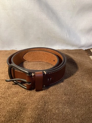 Banana Republic Dark Brown Cow Leather Belt 34"