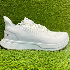 Flux Adapt Runner White Gum Mens Size 10 Running Athletic Walking Knit Shoes
