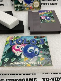ADVENTURES OF LOLO 3 NES NINTENDO - Usato OTTIMO COMPLETO
