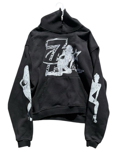 Triple Sevens x Booby Trap Trap Hoodie Black Size Small