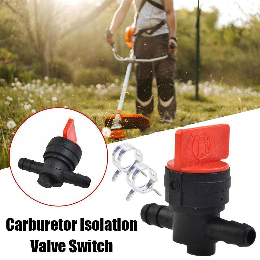 1/4" Straight InLine Gas Motorcycle Fuel Shutoff/Cutoff Valves