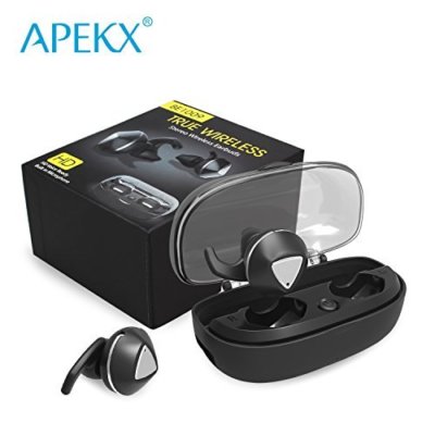 APEKX Mini True Wireless Bluetooth V4.2 Stereo Surround Sound In-Ear Sports Head