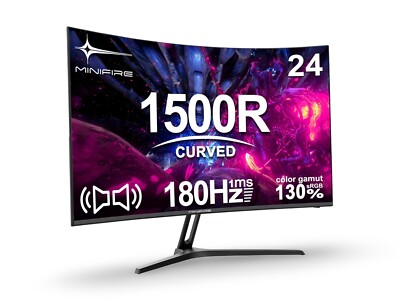 Minifire ゲーミングモニター 24インチ 180Hz Minifire ゲーミングモニター 24インチ 最大180Hz sRGB 110% HDR10