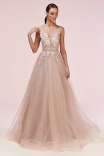 Andrea  Leo A0567-Color:Rose Gold-Size 4- Prom