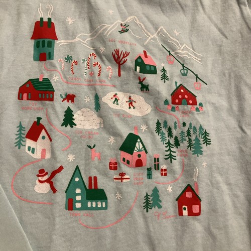 Crewcuts Long-Sleeve Merry Graphic T-Shirt J. Crew Girls XS 4-5 - Picture 2 of 10