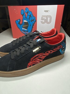 Size 10.5 - PUMA Santa Cruz x Classic Suede 50 Screaming Hand | eBay