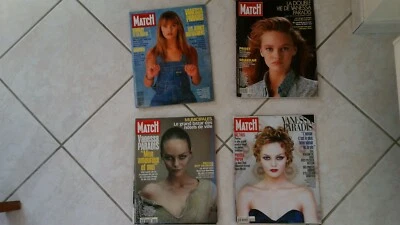  1989-2001 rare lot 4 revues PARIS MATCH-special VANESSA PARADIS-french magazine - Photo 1/3