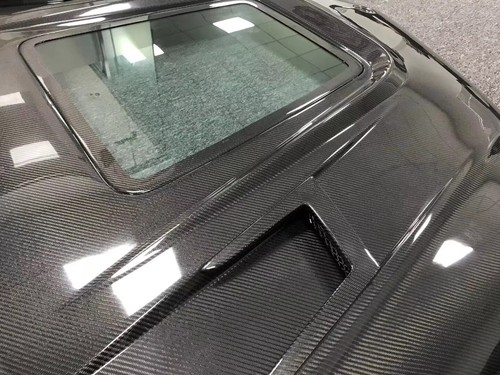 Carbon Motorhaube Haube Engine Bonnet Hood Für Mercedes Benz W204 C63 2012-2014 - Picture 10 of 12