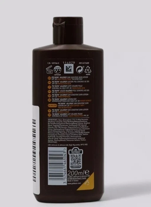 Piz Buin Allergy Sun Sensitive Skin Lotion 30 SPF 200ml - Image 3 of 3