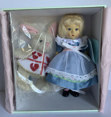 Madame Alexander Alice in Wonderland Wendykin Wood Doll 33545 NEW