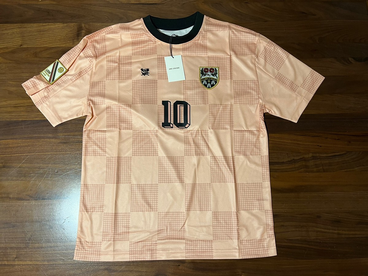Aime Leon Dore Team Soccer Jersey in Peach Beige (Pink) SS23 Men's
