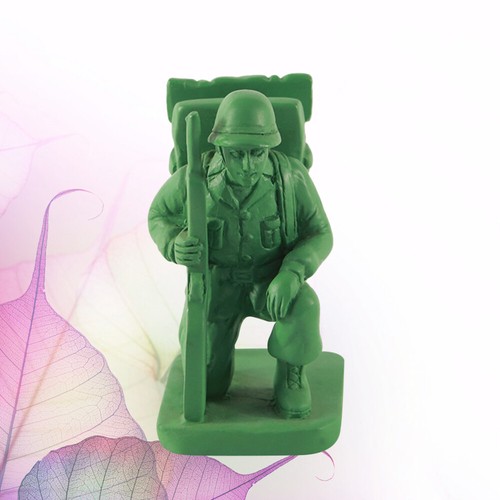 Resin Soldier Desktop Phone Bracket Resin Phone Support Glasses Holder (Green) - 第 7/11 張圖片