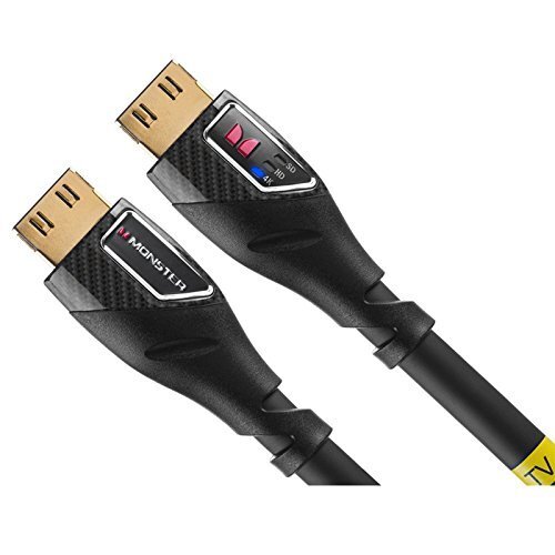 Monster Black Platinum Ultra HD High Speed HDMI Cable - 35 ft