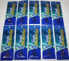 10 Australian Gold Totally Beachin Hypoallergenic Tanning Lotion 10 .5oz PACKETS