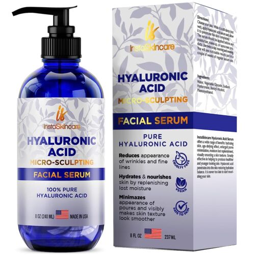 Acido ialuronico viso siero anti-invecchiamento - formula medica pura al 100% 8 oz - Foto 1 di 7