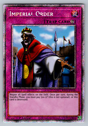 Imperial Order RA03-EN106 Platinum Secret Rare Quarter Century Bonanza