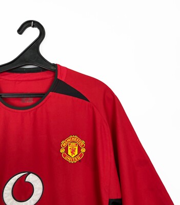 MANCHESTER UNITED 2002/04 Rio Ferdinand 6 NIKE Home Football Kit