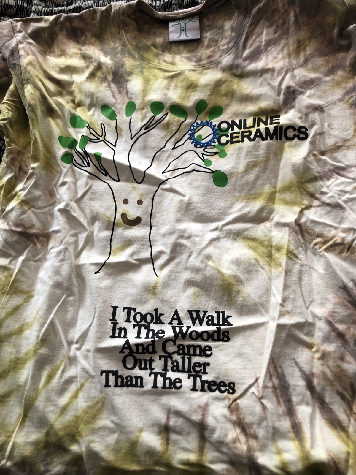 Online Ceramics I Took A Walk In The Woods T Shirt XL… - Gem