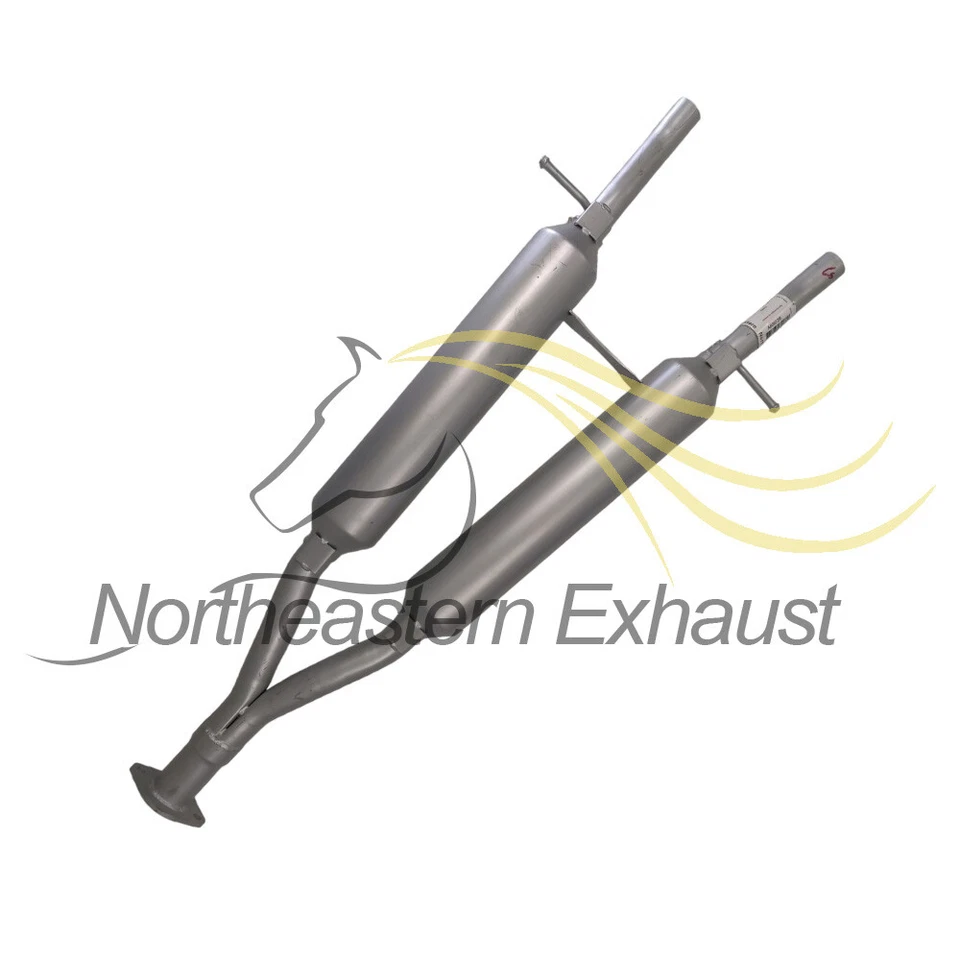 Resonador de escape de acero inoxidable se adapta a: Infiniti M35 y M45 2006-2010 3,5 L 4,5 L Foto 4 de 4